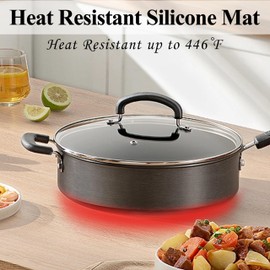 Clear Large Silicone Countertop Protector Mat 23.6x78.7in, Heat Resistant, Nonstick Waterproof Mat (0.06in Thickness)
