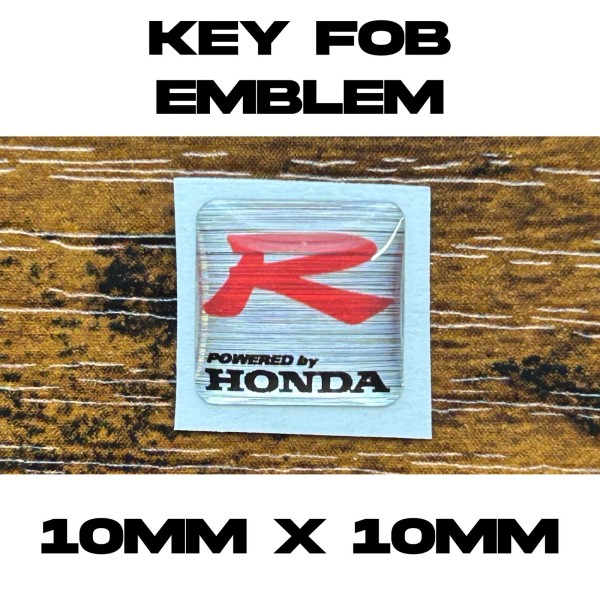 PGA 1x Honda Type R Emblem Logo Key Fob Replacement