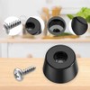 40 PCS Round Rubber Feets with Screws, Rubber Non Slip