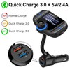 (Upgraded Version) Bluetooth FM Transmitter, Sumind Wireless Radio Adapter Hands-Free
