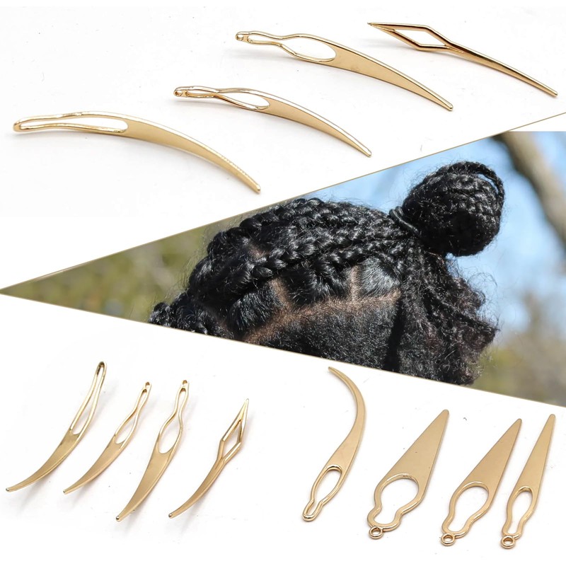Hoypeyfiy Sisterlock Herramienta de reapriete, 8 piezas de rastas trenzadas