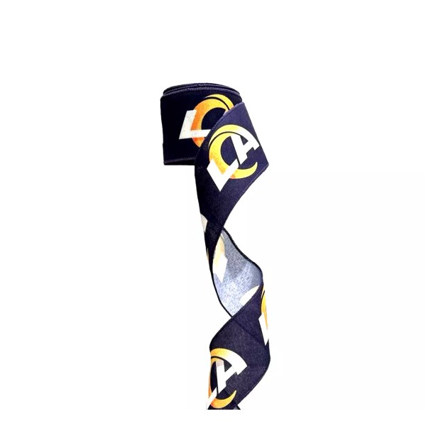 Unbranded 2.5" Wired LA Rams Football Sports Team Ribbon (10