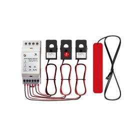 Bidirectional Three Phase Energy Meter WiFi 150A DIN Rail Modbus TCP/RTU with Lifetime Basic IAMMETER CloudSize: 90*36.5*58mm