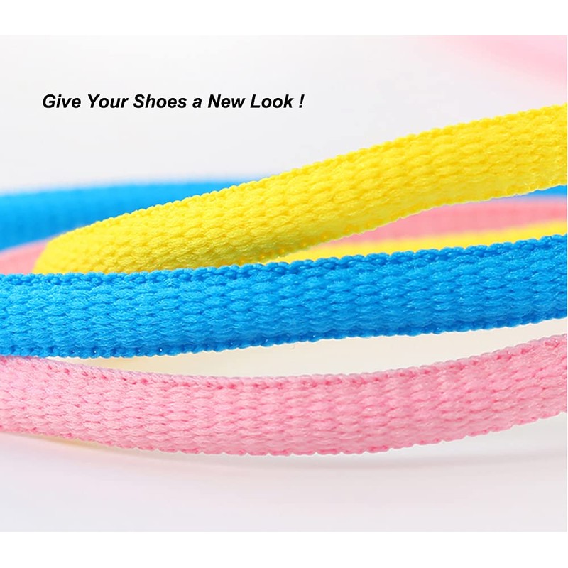 [Stepace] 2 Pairs (Pack of 4) Shoelaces Half Round Shoe