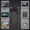 Alvin's Cables D-Tap to DC 2.1 mm Coiled Cable for