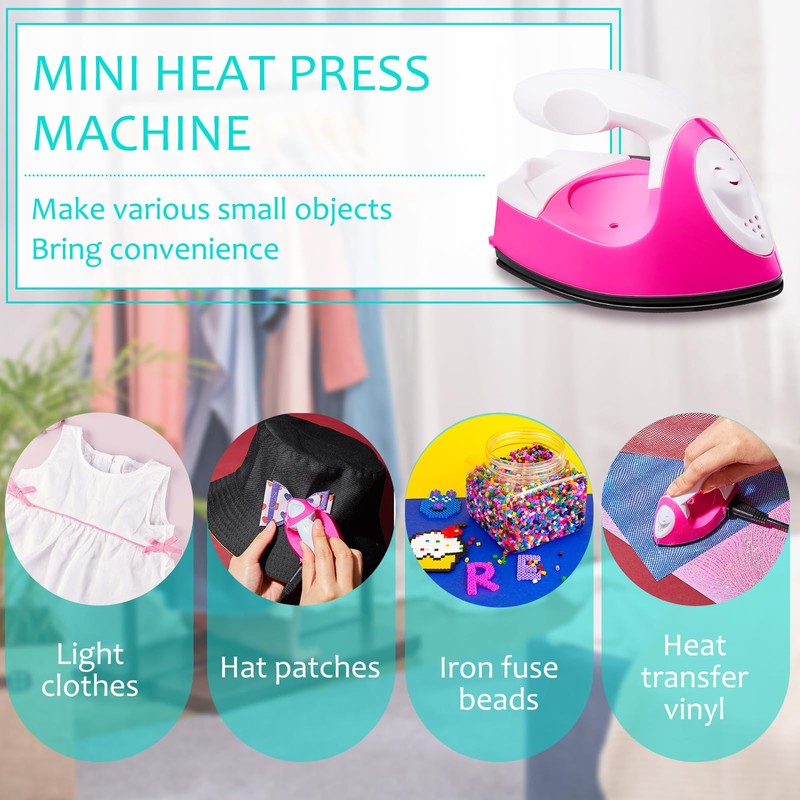Honoson Mini Craft Iron Mini Heat Press Small Iron 3.93