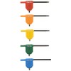 TRUSCO (トラスコ) Hex Lobe Wrench Set, 5-Piece (Flag Type Wrench)