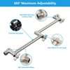 Lordear Shower Arm Extension 16 Inch Foldable Shower Head Extension