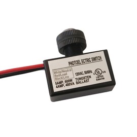 LoveDeal Photoelectric Switch, AC 120V Outdoor Hard-Wired Post Eye Light Control, Dusk to Dawn Small Automatic Switch, Photocell Light Sensor for Outdoor Lighting, Lamp