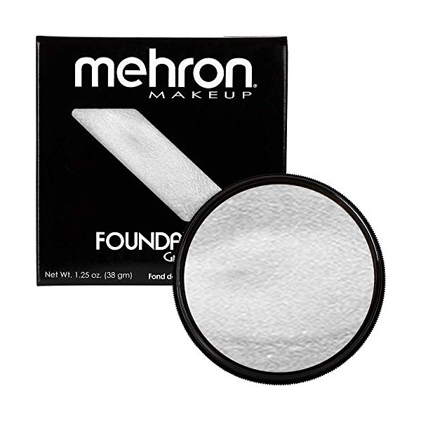 Mehron Makeup Foundation Greasepaint (1.25 oz) (SILVER)