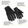 Rescue Gloves, L, Stealth, PR