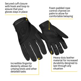Rescue Gloves, L, Stealth, PR