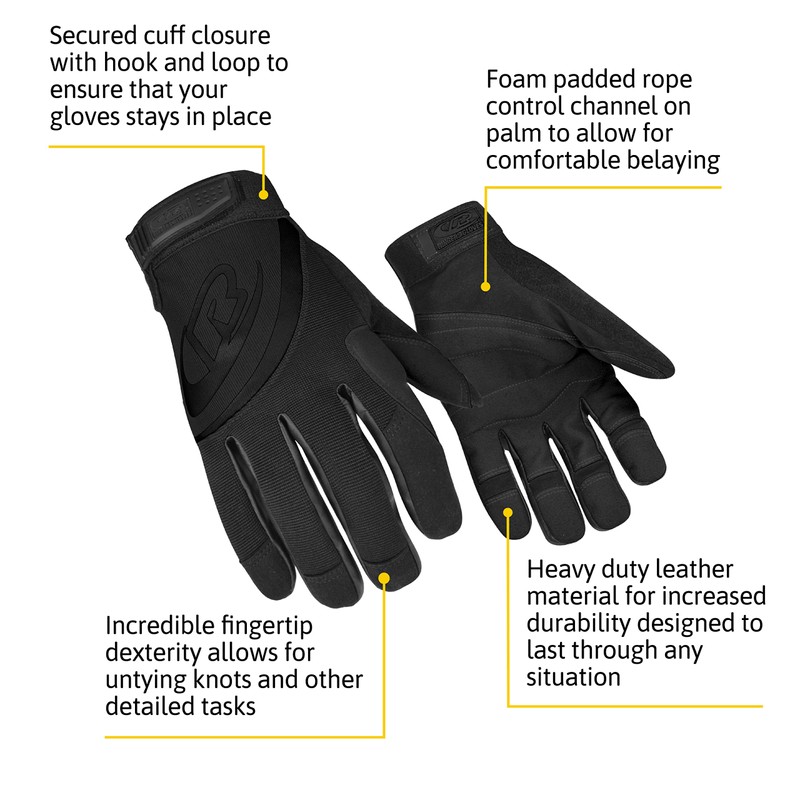 Rescue Gloves, L, Stealth, PR