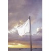 FLAGPARK Solid White Flag 12x18 inch 6 Pack DIY Flag