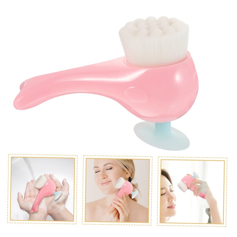 Baluue Facial Cleansing Brush Women Face Scrubber Exfoliator Bump Head