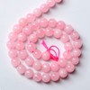 Cuentas de cuarzo rosa natural de 8 mm Cuentas de
