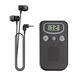 Hearing Aids For Seniors Hand Held Pocket Sound Amplifier with Headphones Pocket Talker Hearing Loss