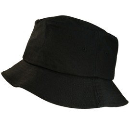 BIGHEADCAPS Big Size 3XL/4XL Black FlexFit® Bucket Hat  XXXL/XXXXL BIGHEADCAPS