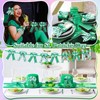 Yuefunny 15 Rolls St. Patrick's Ribbon 9 Rolls Deco Mesh