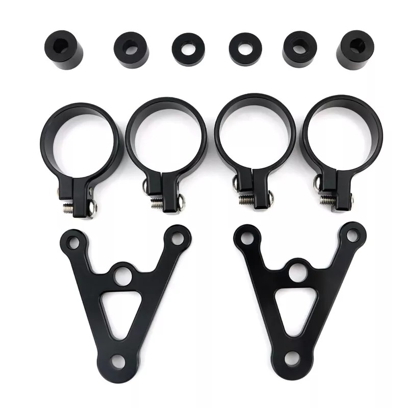 xitomer 41mm Motorcycle Headlight Bracket Front Fork Mount Round Head