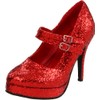 Ellie Shoes Women's 421-Jane-G Maryjane Pump,Red Glitter,5 M US