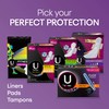 U by Kotex Click Compact Tampons, Super Plus Absorbency, Unscented,