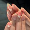 Almond Press on Nails Gradient French Tip Luxury False Nails