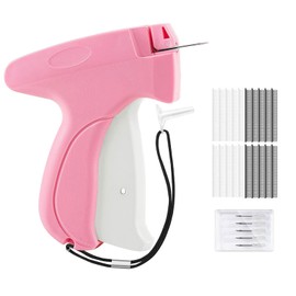 Stitch Gun, Stitchy Gun, Micro Stitch Gun, Mini Sewing Kit Micro Tagging Gun, Micro Tagging Stitch Tool for Clothing - Includes 5 Needle, 1000 Black Fasteners & 1000 White Fasteners