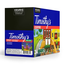Timothy's Decaf Colombian K-Cup Pods 24 Pack