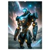 Roboter Nachtwache (Wandkalender 2026 DIN A2 hoch), CALVENDO Monatskalender