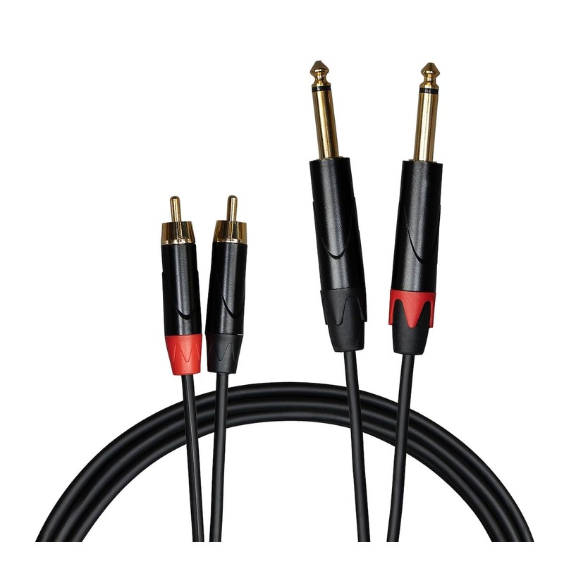 Cascha Advanced Line Audio Cable RCA (2M) to Jack (2M),