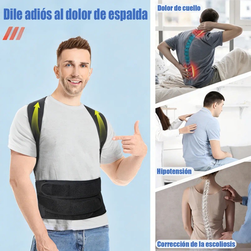 Corrector Postura Espalda Para Hombre Y Mujer Ajustable Faja,espalda Corrector,espalda