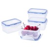 EASYLOCK 4Pack 180ML Food Storage Containers with Lids Airtight, Meal