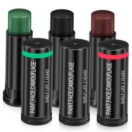 BIUDECO 6 Pcs Eye Black Sticks for Sports Face Paint Supplies for Football Baseball More Reduces Glare Enhances Performance for Athletes Cosplay