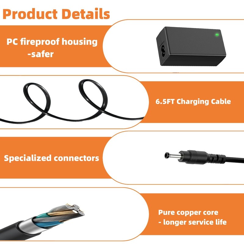 12V Power Adapter Cord for Pioneer DJ DDJ-FLX10 DDJFLX10 4-Channel
