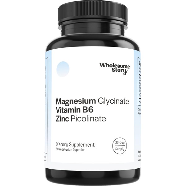 3-in-1 Zinc Picolinate Magnesium Glycinate Supplements with Vitamin B6 |