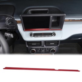 Dashboard Navigation Lower Decorative Strip Cover Compatible with Ford Maverick 2022+ Navigation Lower Trim Cover Center Console Navigation Lower Trim Strip Navigation Panel Frame Interior Accessories