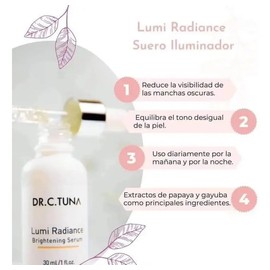 Suero Facial Iluminador Lumi Radiance Farmasi Dr. C. Tuna