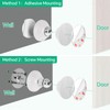 NiHome White Magnetic Door Stop for Secure Door Holding &