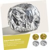 Baluue 10pcs Foil Thermal Caps for Hair Dyeing and Conditioning