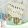 WeddHuis Hanging Feeding Bag for Small Animals, Rabbit Hay Bag,