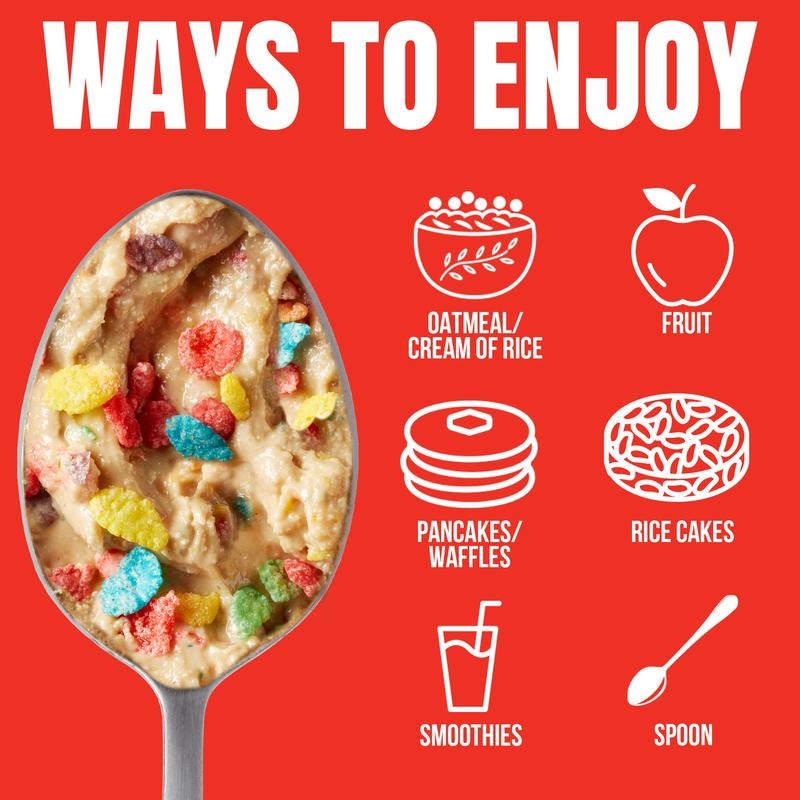 Fit Butters Fruity PEBBLES Cashew Butter