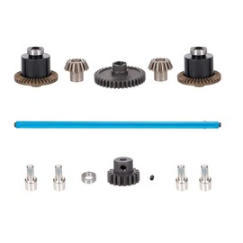 GoolRC RC Car Metal Differential Kit, 38T Gear 17T Gear Differential Carrier Drive Shaft Steering Hub Differential Gears for WLtoys A949 A959 A969 A979 K929 A959-B A969-B A979-B K929-B RC Car