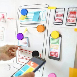 Qualsen Fridge Magnets, Whiteboard Magnets, 50 PCS Strong Magnet,Colorful Small Magnets for Whiteboard, Round Mini Magnets for Crafts, Magnetic Whiteboard, Kitchen, Office, School (10 colors)