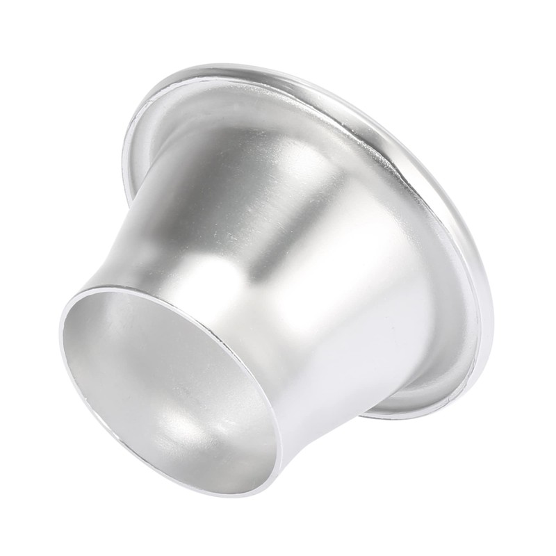 X AUTOHAUX 2.5 Inch Neck Aluminum Bellmouth Velocity Stack Adapter