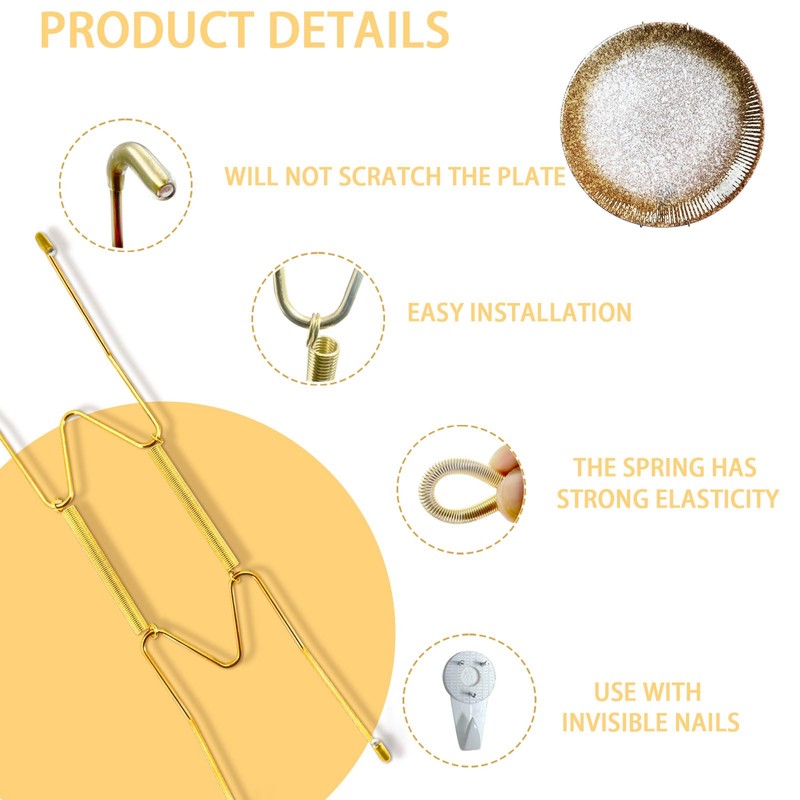 Plate Hangers for The Wall, Suitable for 6-8 Inch Wall