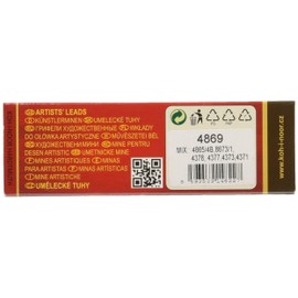 KOH-I-NOOR Drawing Chalks for 5.6mm Diameter I Mechanical Pencil (Set of 6)