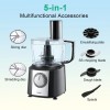 Tieasy 10 Cup Food Processor 600W Multifunctiona