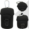 JJC Lens Case Neoprene Lens Replacement Case, Black, Modern