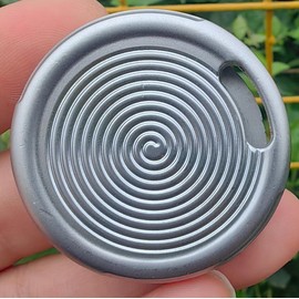T-Conceal EDC Magnetic Metal Stress Relief Spinner Toy, Anxiety Reducing EDC Fidget Toy for Focus and Calm, Portable Office and Home Use (Silver)